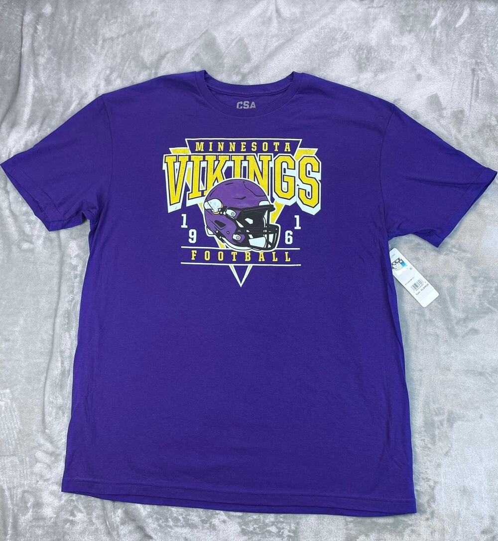 CSA Minnesota Vikings 1961 Vintage-Style Tee Purple XL